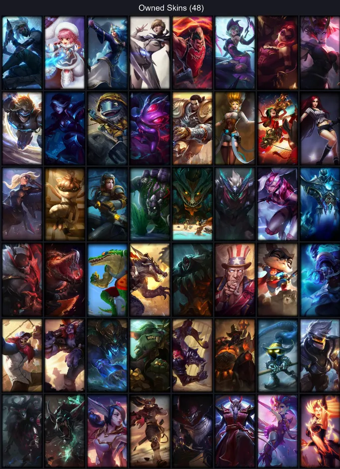 🗻【EUNE】⸱ 😴 56 Skin⸱ 🐃 115 Champ⸱ 💍 Unranked⸱ 🎳 Level 257⸱ ⚡️ 3468 BE⸱ 🍯 Email Access⸱ 🏍 0 RP⸱ 🪦 Honor 3⸱ 🌖 2025 Ready